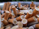 cigarette butts
